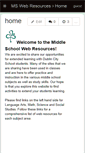 Mobile Screenshot of mswebresources.wiki.dublinschools.net